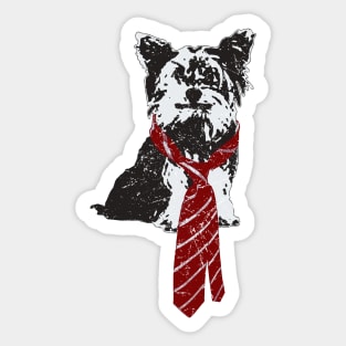 Mr. Yorkie Sticker